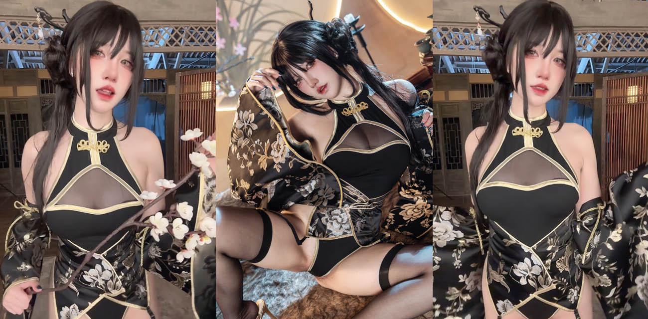 【阿薰kaOri】异域风情写真半露诱惑，绝美COS尤物火辣挑逗，半遮半露令人遐想连篇